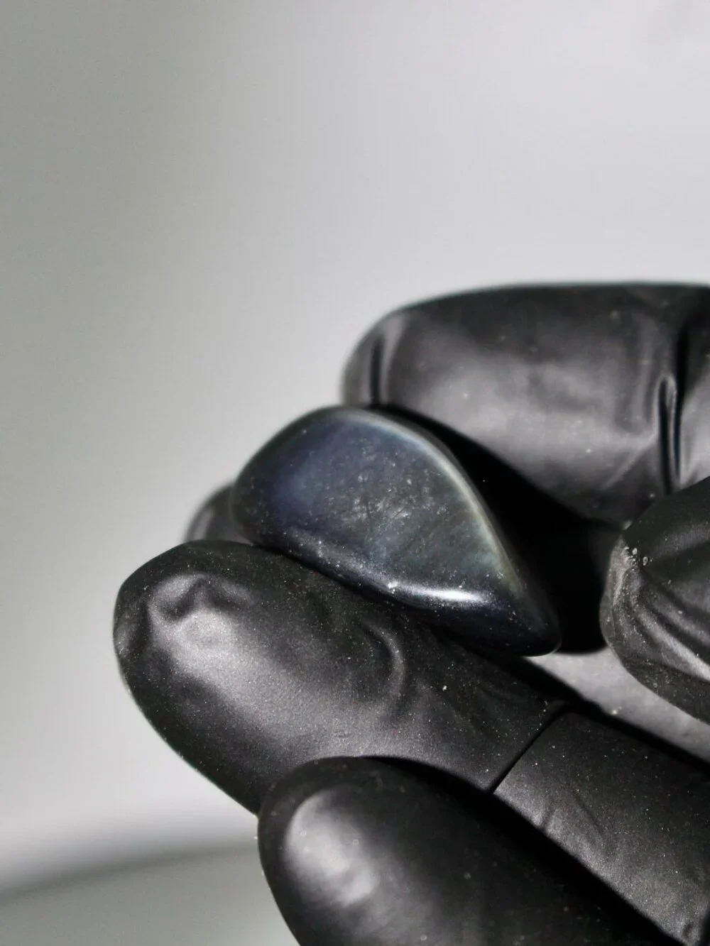5.0g Blue Old Stock Rainbow Obsidian Polished Davis Creek California Rare Stone